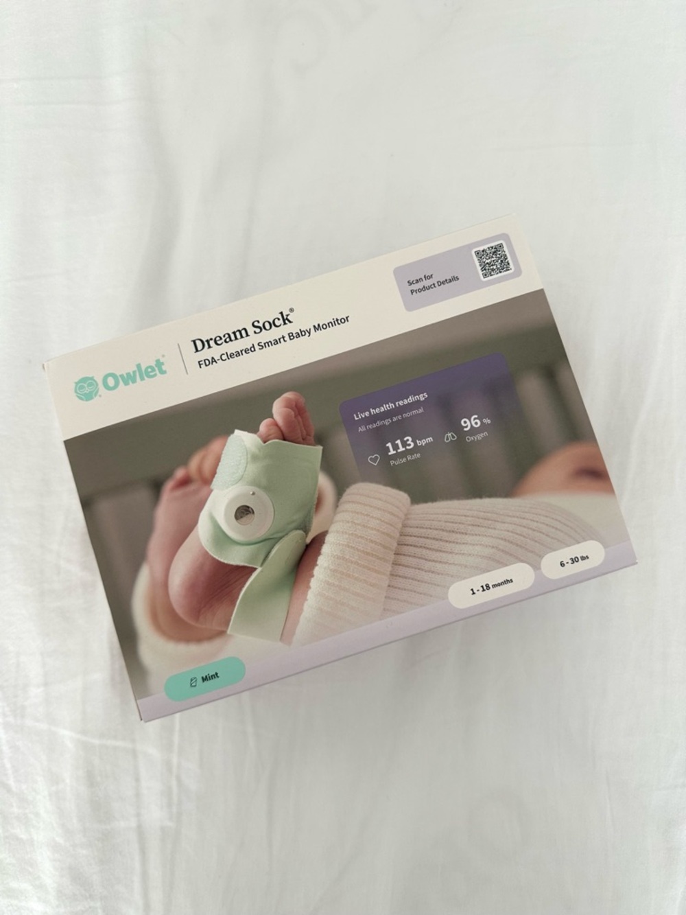 Owlet Dream Sock Baby Monitor